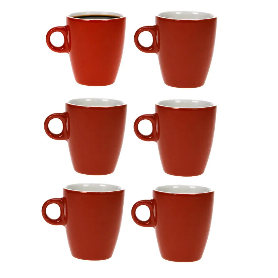 Cosy & trendy Koffiekopje - rood - 190 ml - Keramiek