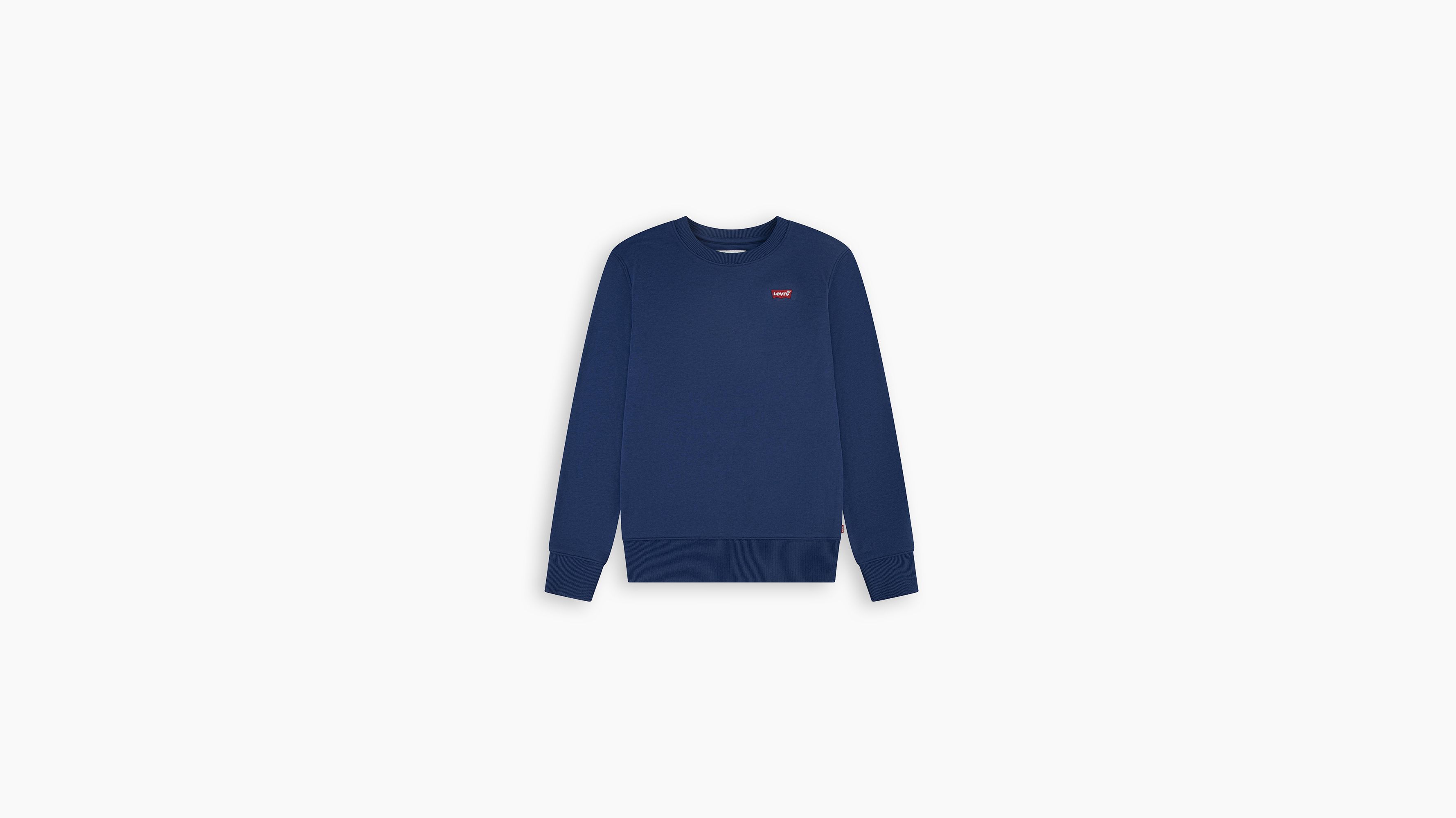 Sweat-shirt à col rond mini logo Ado - Estate Blue - Bleu