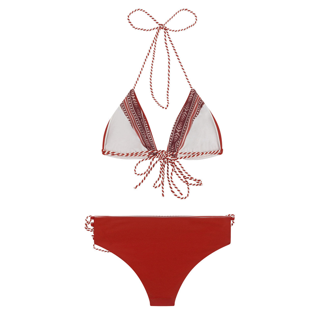 Wild Maillot de bain 2 pièces Desire blanc/rust