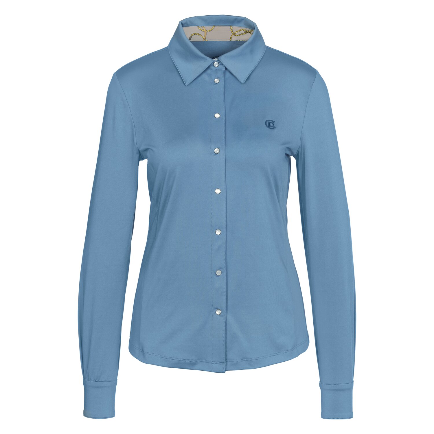 Cheval de Luxe Funktionsbluse  - steel blue