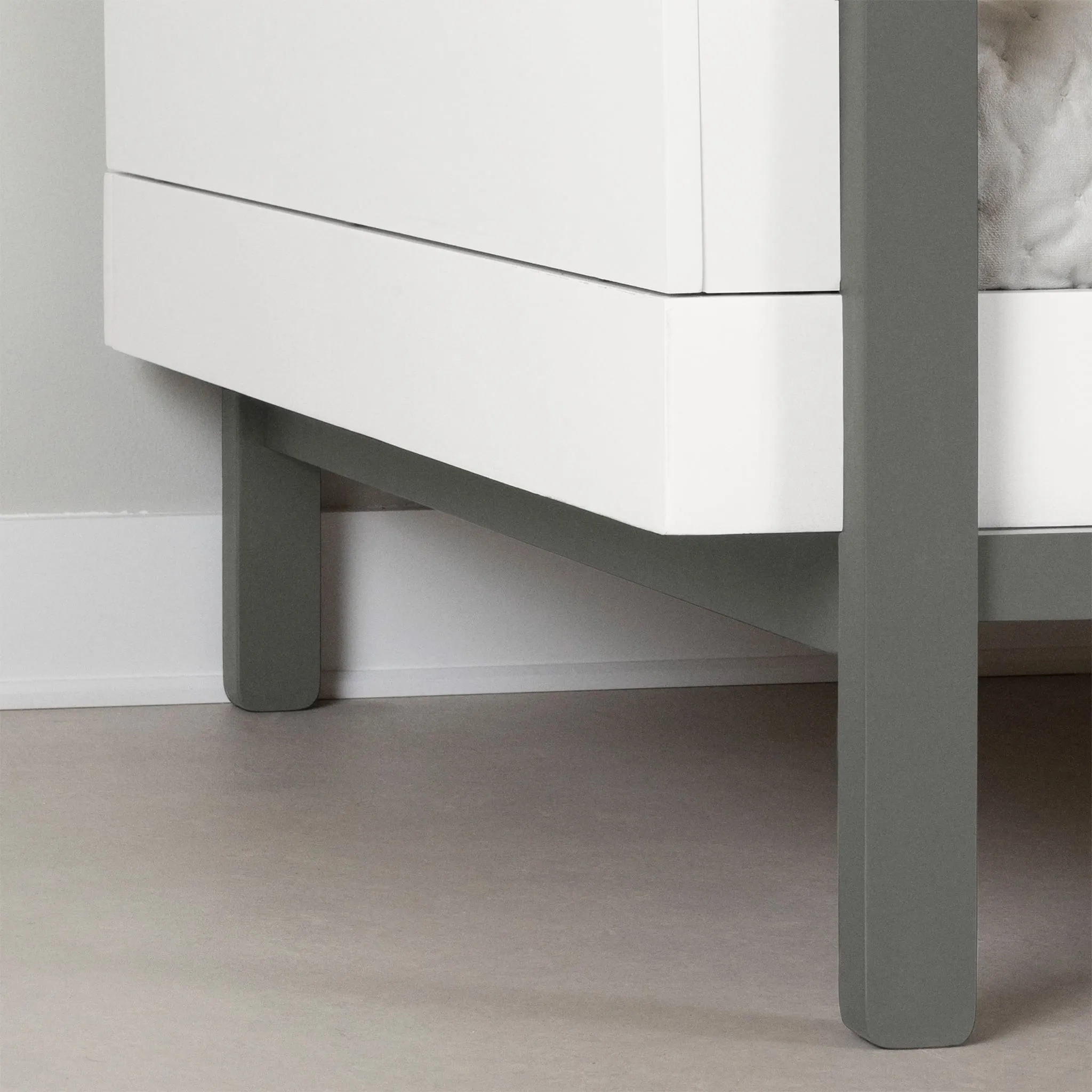 South Shore Lit Simple Bebble - Gris clair et Blanc