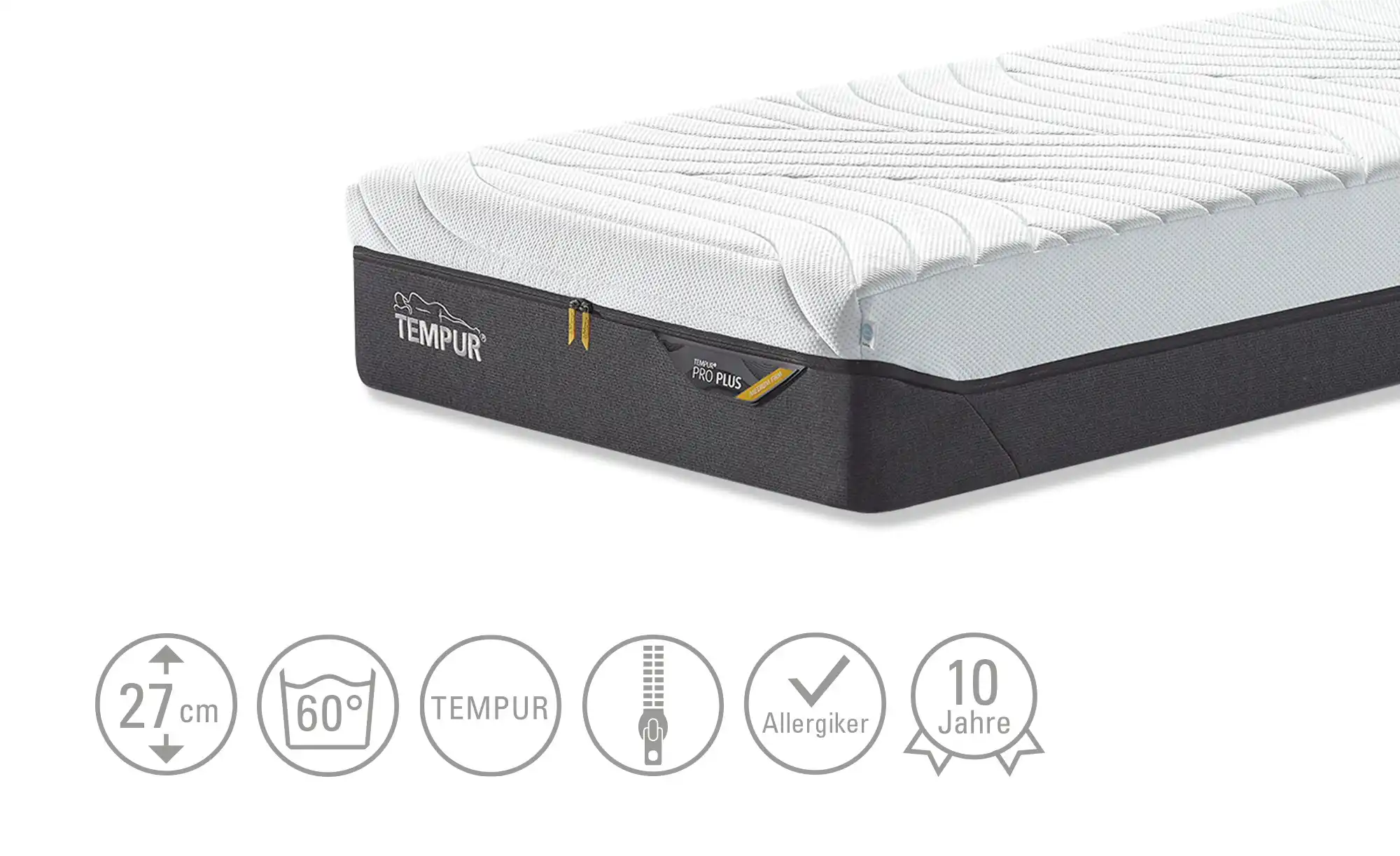 TEMPUR Viscoschaummatratze Medium Firm Pro Plus CoolQuilt