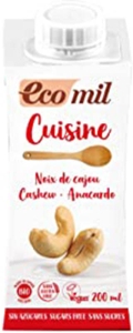 ECOMIL Cashew Cuisine ohne Zucker, 200ml