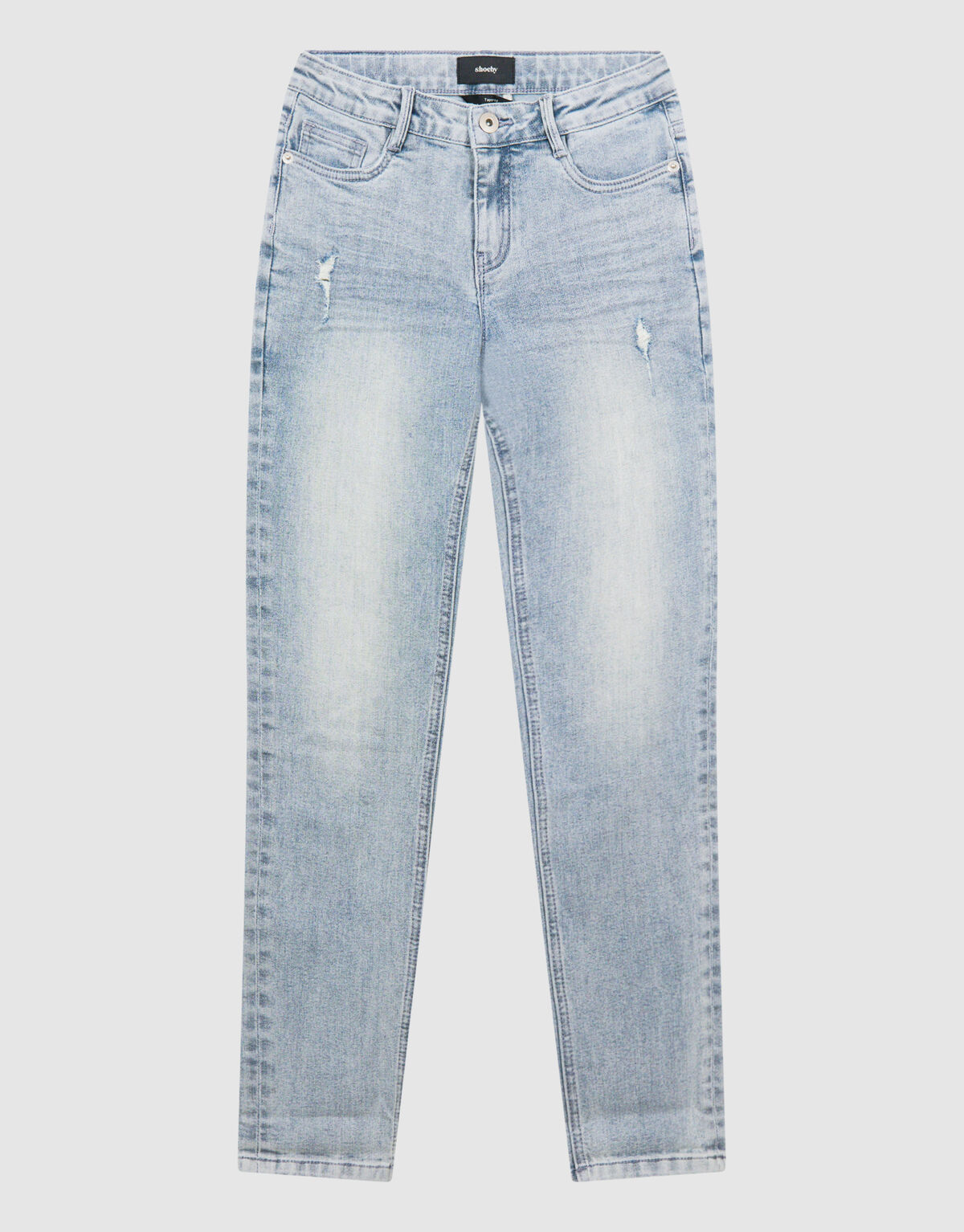 Tapered Fit Jeans Grijs