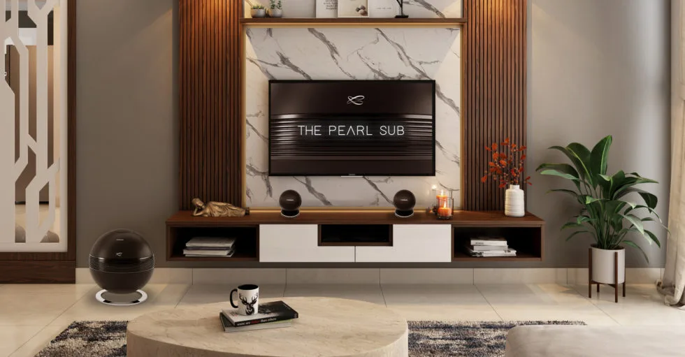 Cabasse Pearl Sub noir MAT Caissons de basses