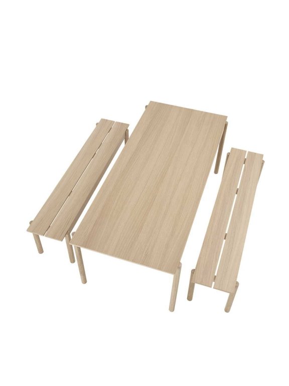 Muuto Linear wood bank 170x34