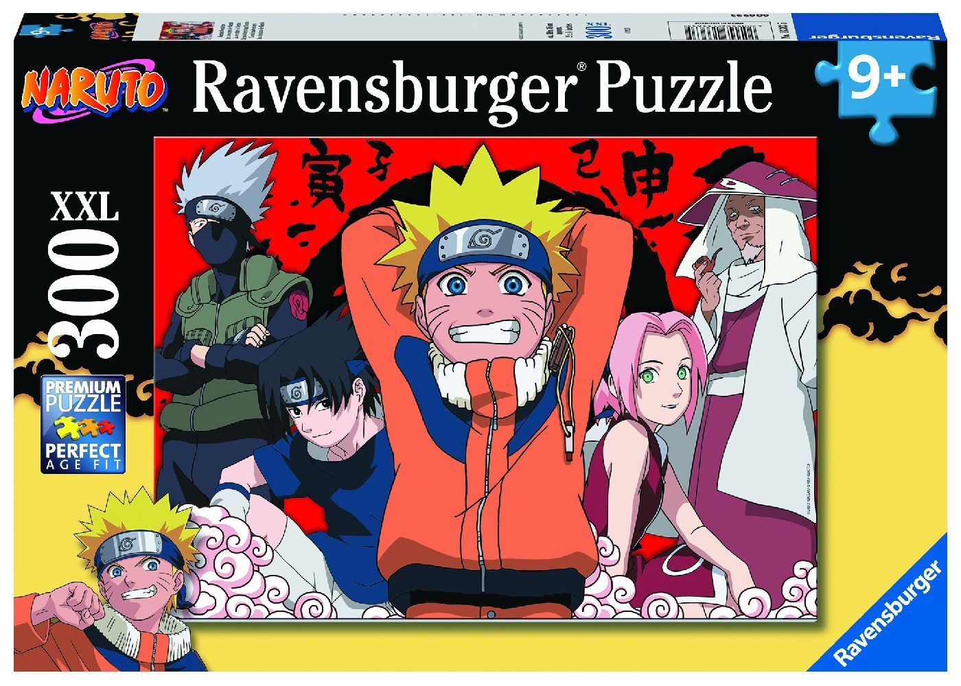 Ravensburger Kinderpuzzle 13363 - Narutos Abenteuer - 300 Teile XXL Naruto Puzzle für Kinder ab 9 Jahren