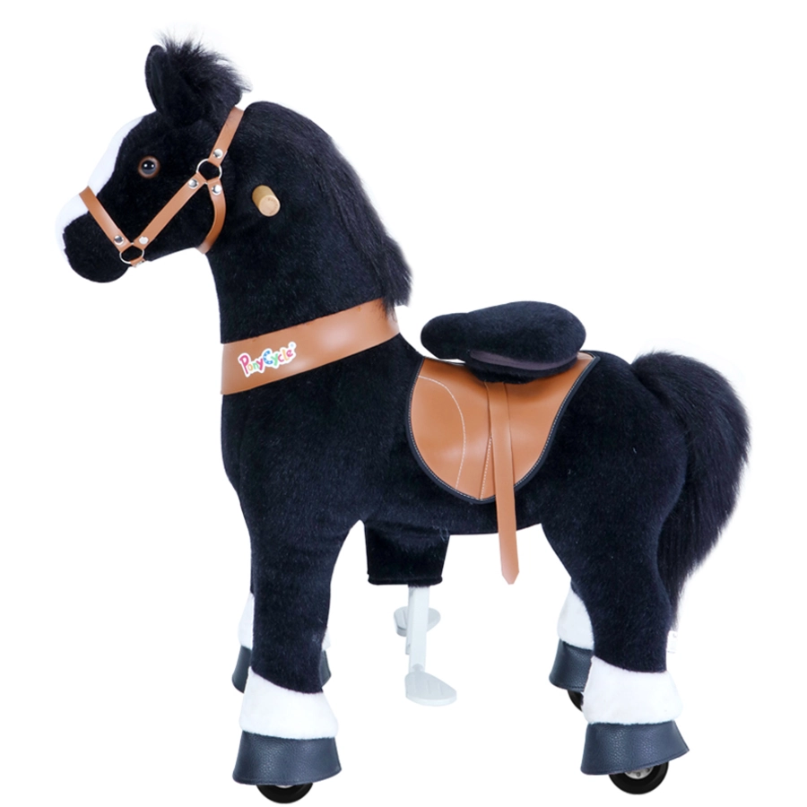 PonyCycle® Black mit Bremse und Sound - groß
