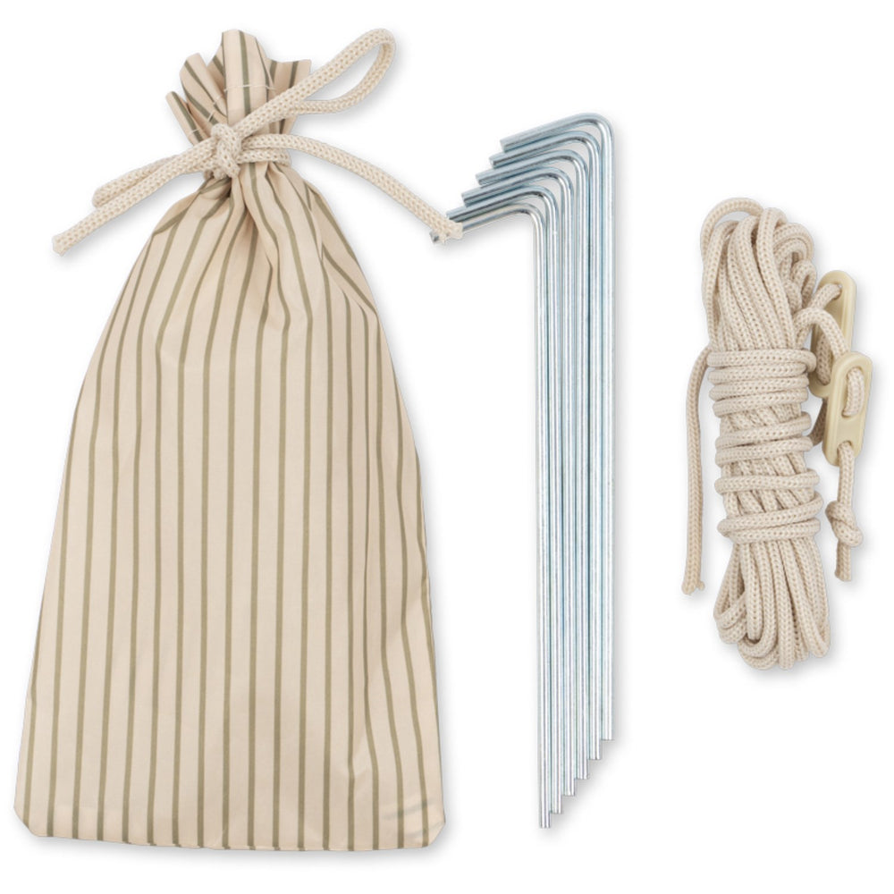 Køb Konges Sløjd Tea Stripe Mini Strand Telt Pop Up Uv 50+