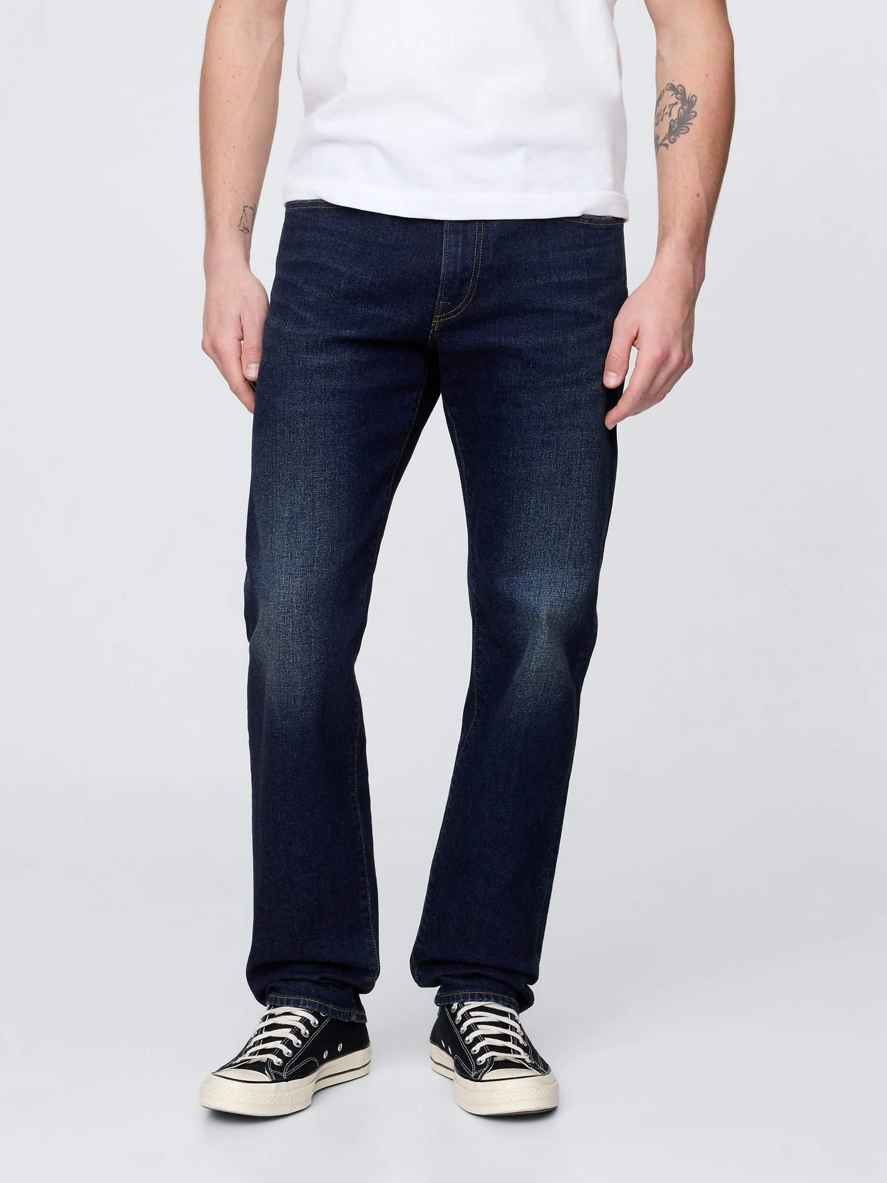 Indigoblauw - Gap - Rechte jeans