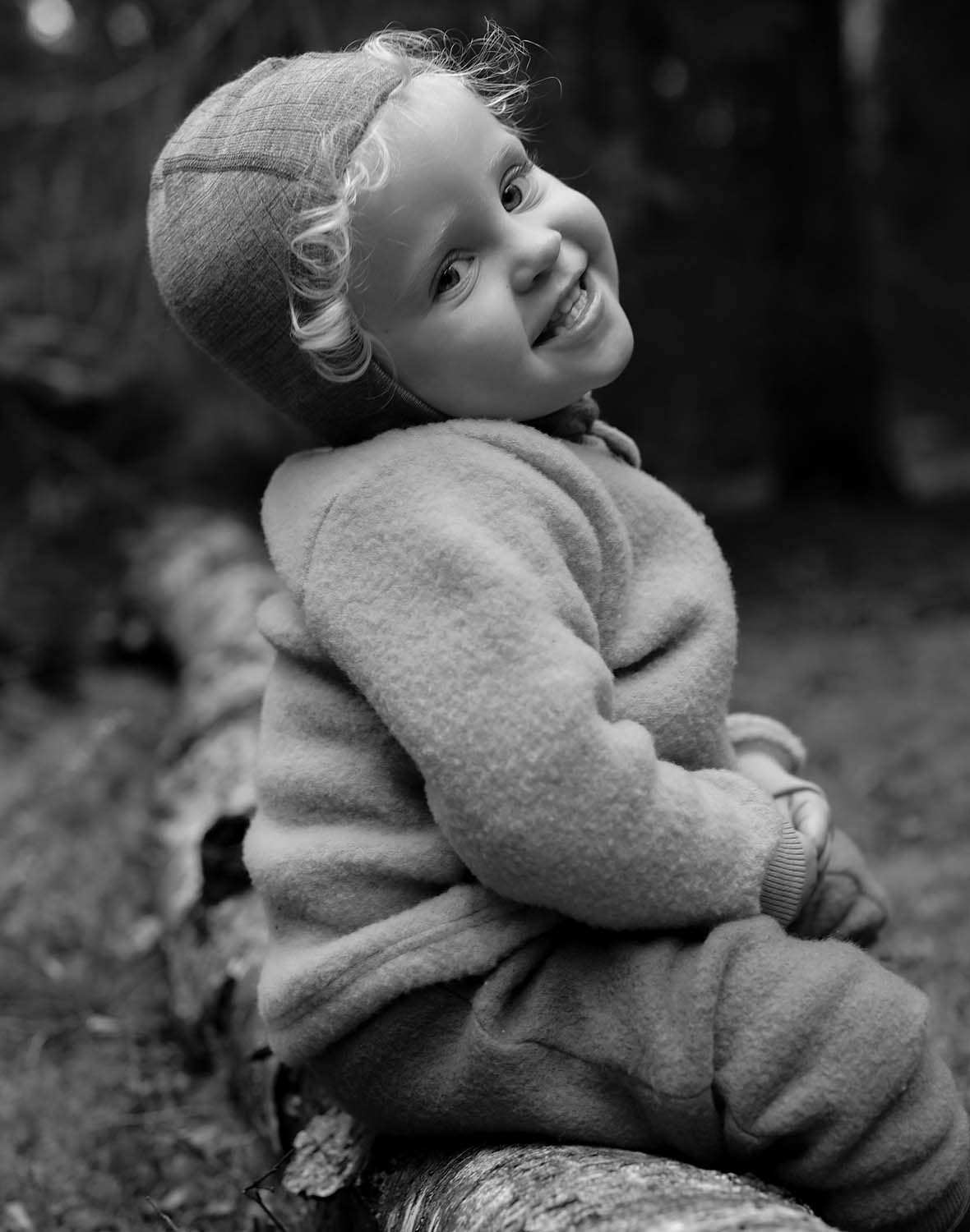 Fleecevest van merinowol voor baby's