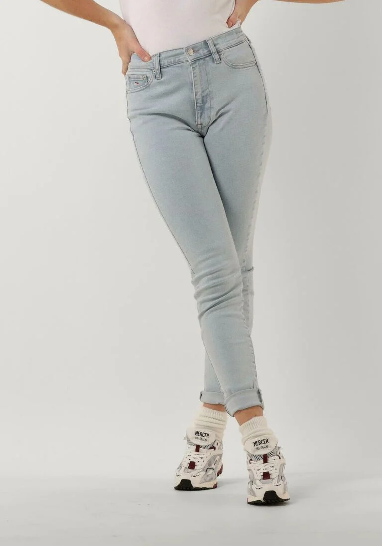 TOMMY JEANS lichtblauwe tommy jeans skinny jeans sylvia hr skinny bg4216