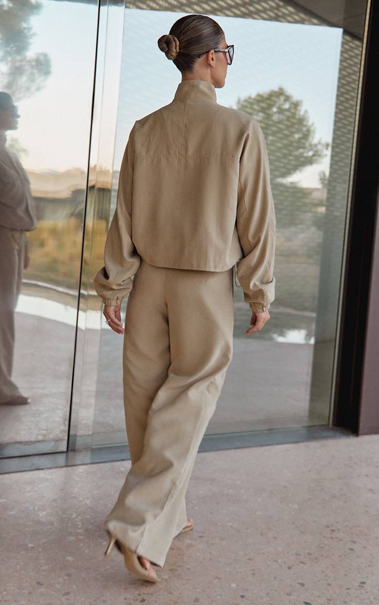 Sable Pantalon Droit Peau De Pêche