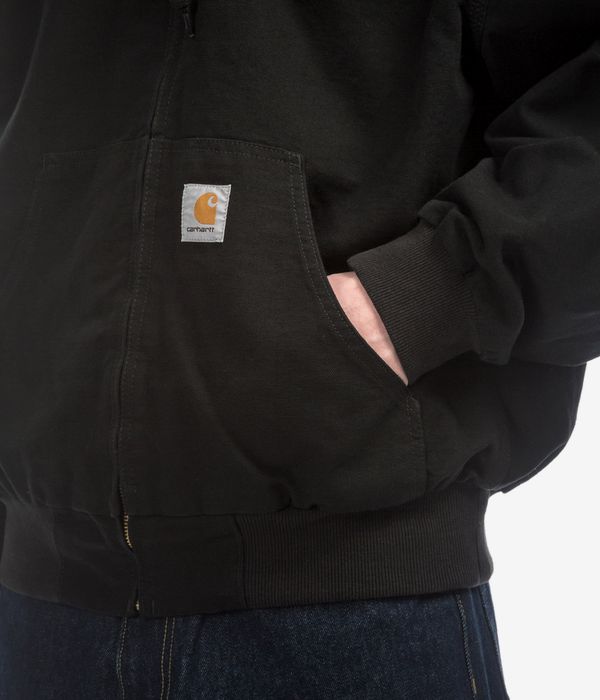 Carhartt WIP OG Active Organic Dearborn Jacke (black rinsed)