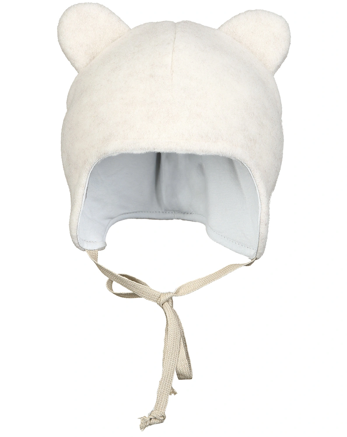 Wollfleece-Schlupfmütze BEA in natur melange