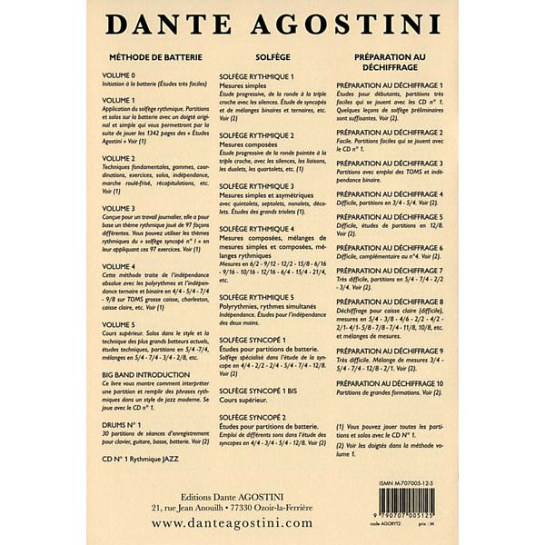 Dante Agostini Solfege Rhythmique Vol.2