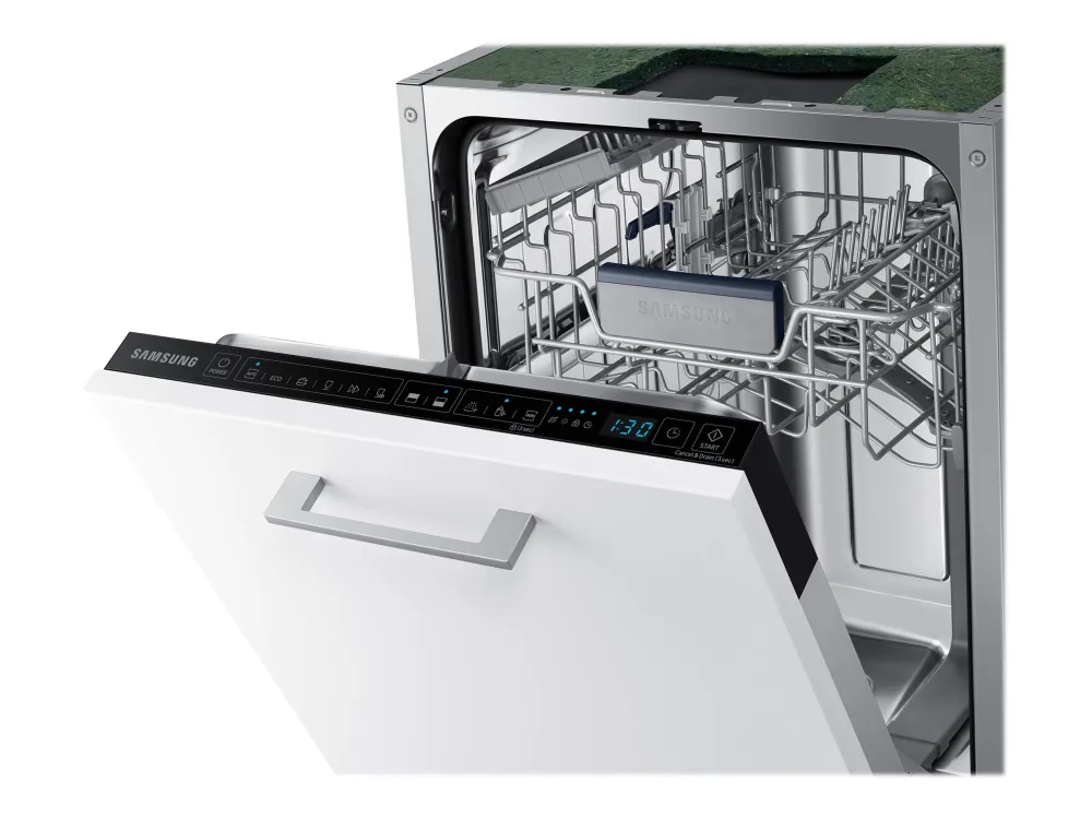 Samsung DW50R4060BB, Fuldt indbygget, Slimline (45 cm), Touch Control, Kurv