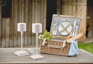 RL Akku LED Tischlampe FERNANDEZ weiß