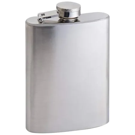 Macma Flachmann aus Metall mit Sicherheits-Drehverschluß, 104 ml