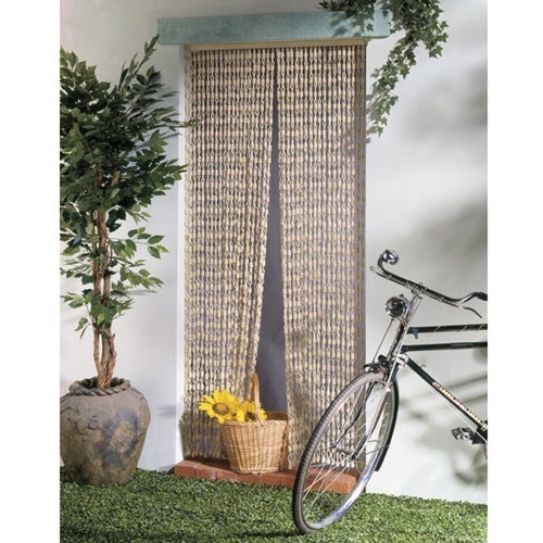 Rideau de porte à lanières Midi torsade 90 x 200 cm