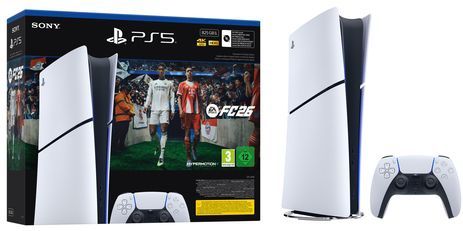 PlayStation 5 - Digital Edition - 825 GB - Slim Version - EA Sports FC 26 Bundle