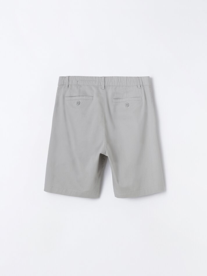 Bermudas chinesas com microestampa - Carbono