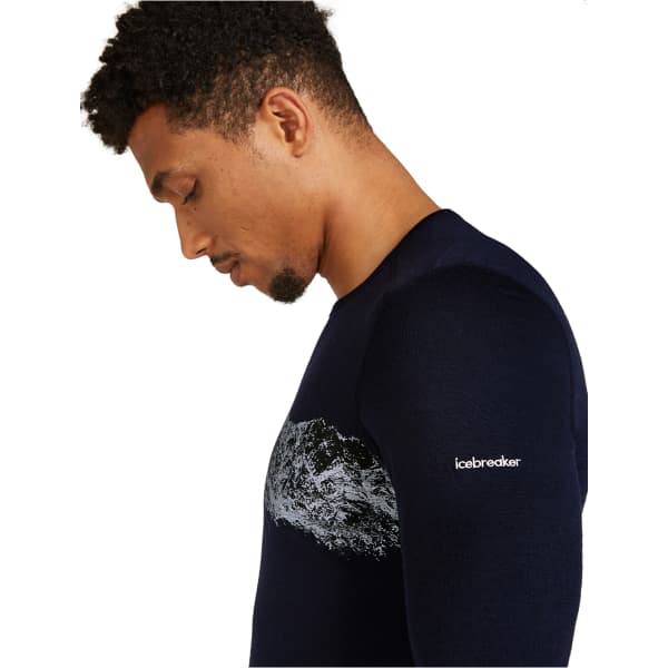 T-shirt thermique ICEBREAKER M 200 OASIS LS CREWE REMARKABLES MIDNIGHT NAVY