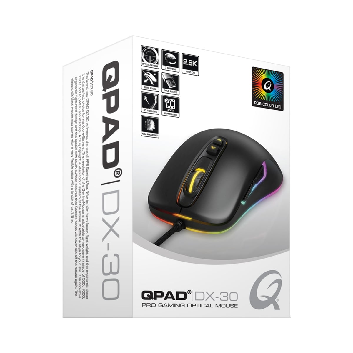 QPad DX30 gamingmus