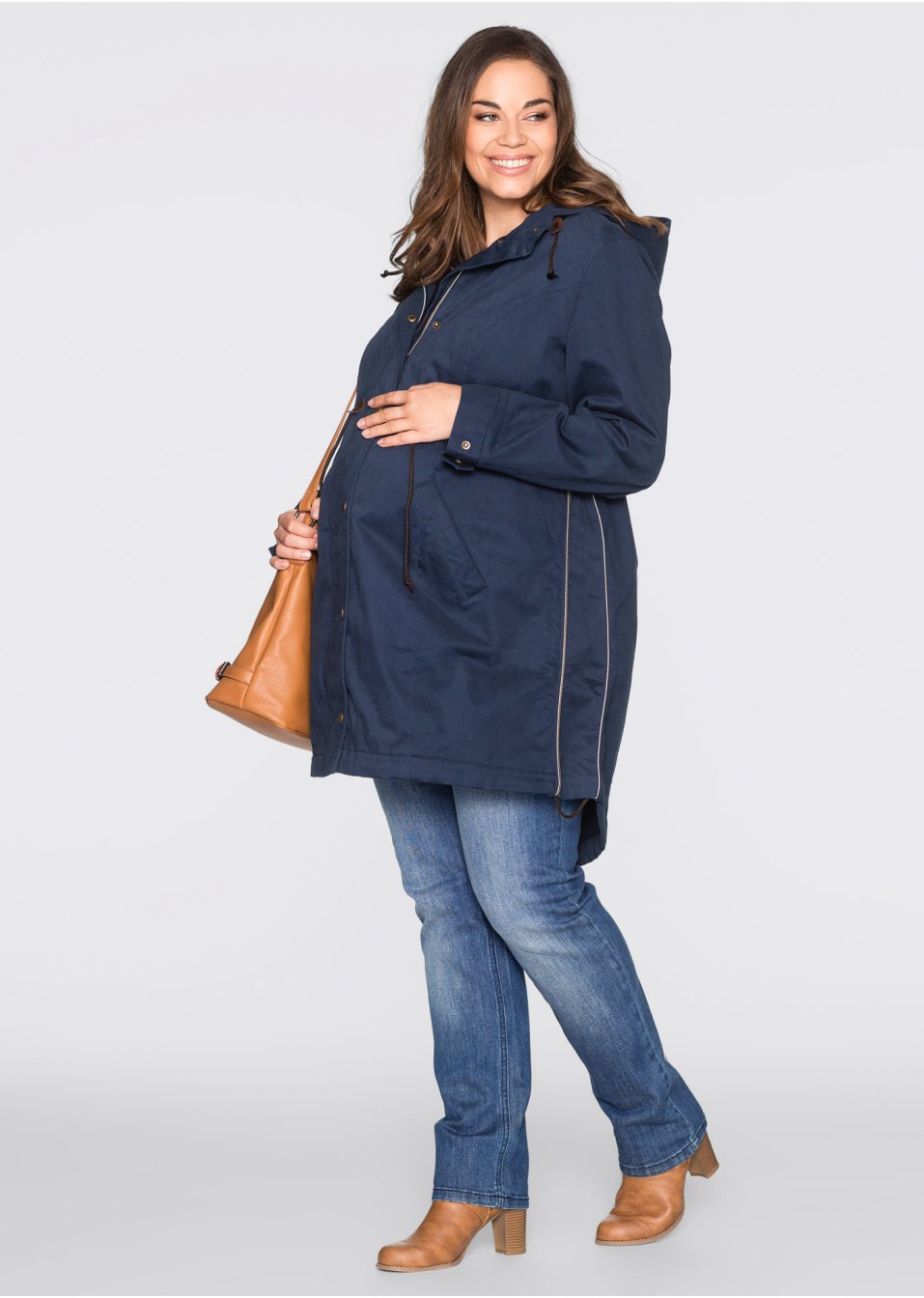 Parka de grossesse avec doublure polaire douillette