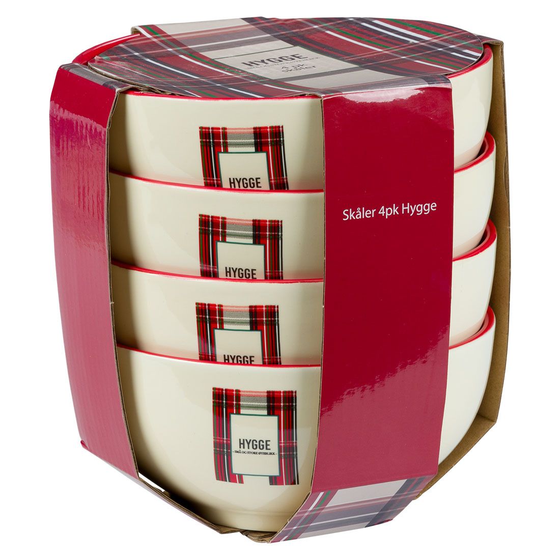 Skåler 4pk Hygge