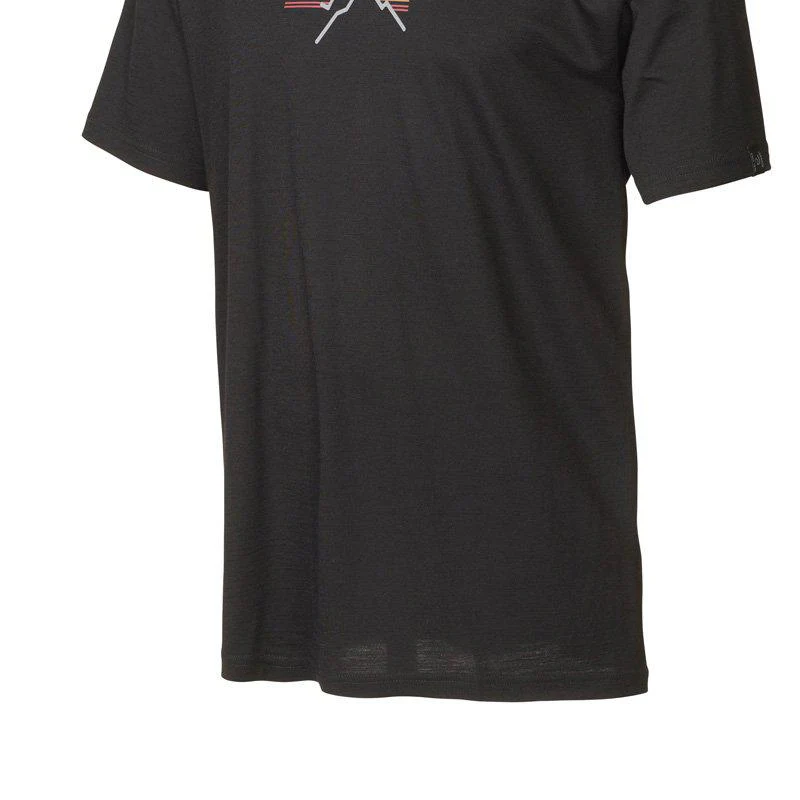 Ivanhoe ceasar sunset heren t-shirt - black