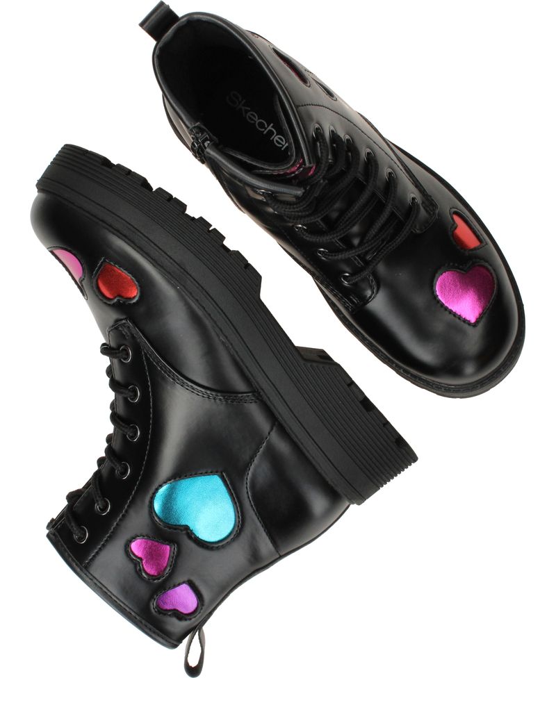 Skechers Gravlen Hi Boots Zwart Meisjes