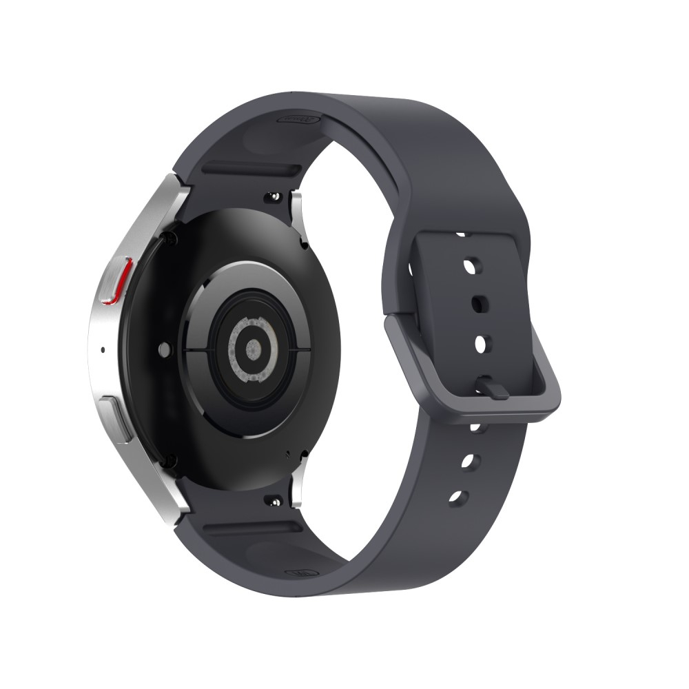 Samsung Galaxy Watch 4 Classic (42mm) Ersatz Sport Silikon Armband (Gelenkumfang: 180 - 220mm) - Grau