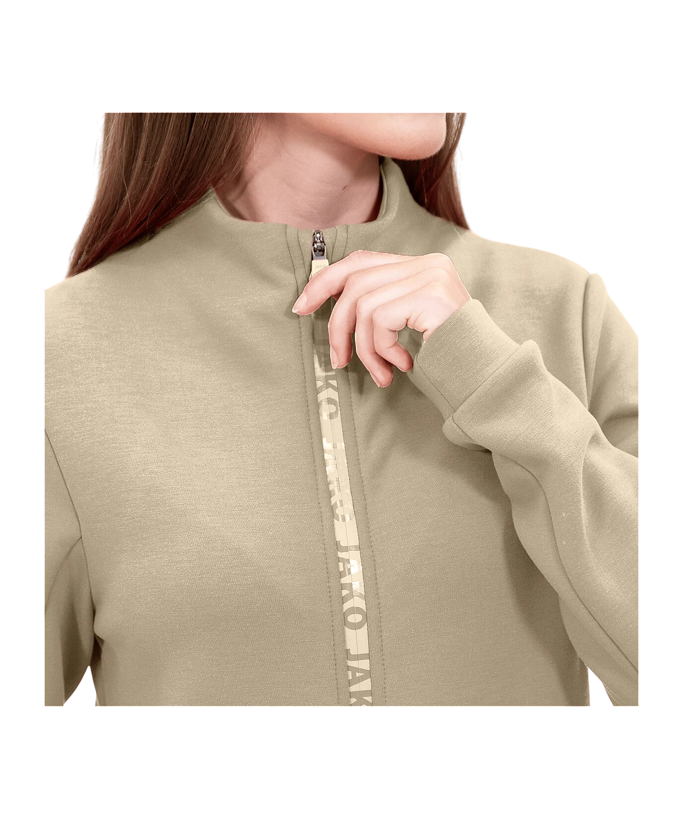 JAKO Pro Casual Jacke Damen Beige F385
