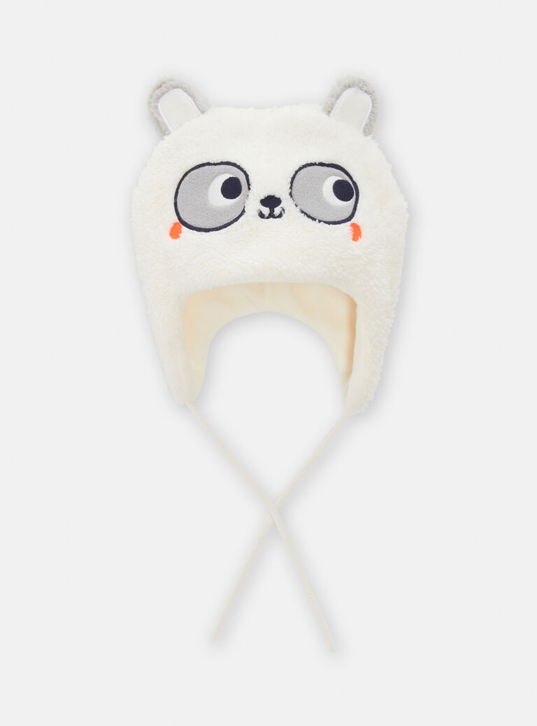 Chapka motif panda pour bébé garçon