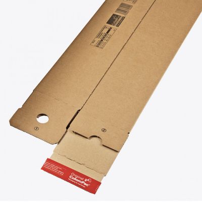 Tube d'expédition carré - 10,8 cm x 10,8 cm x 43 cm - Logistipack