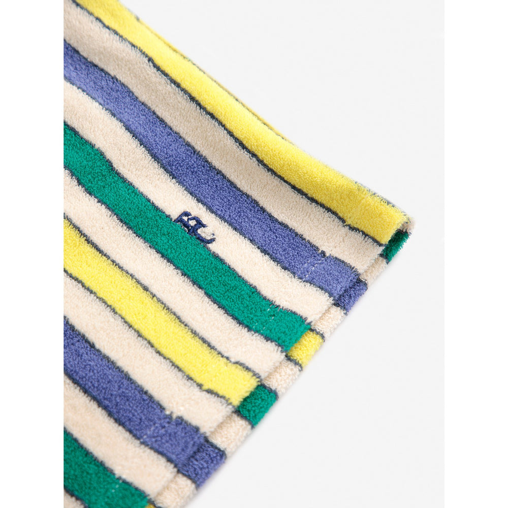 Køb Bobo Choses Offwhite Multicolor Stripes Terry Cloth Bermuda Shorts