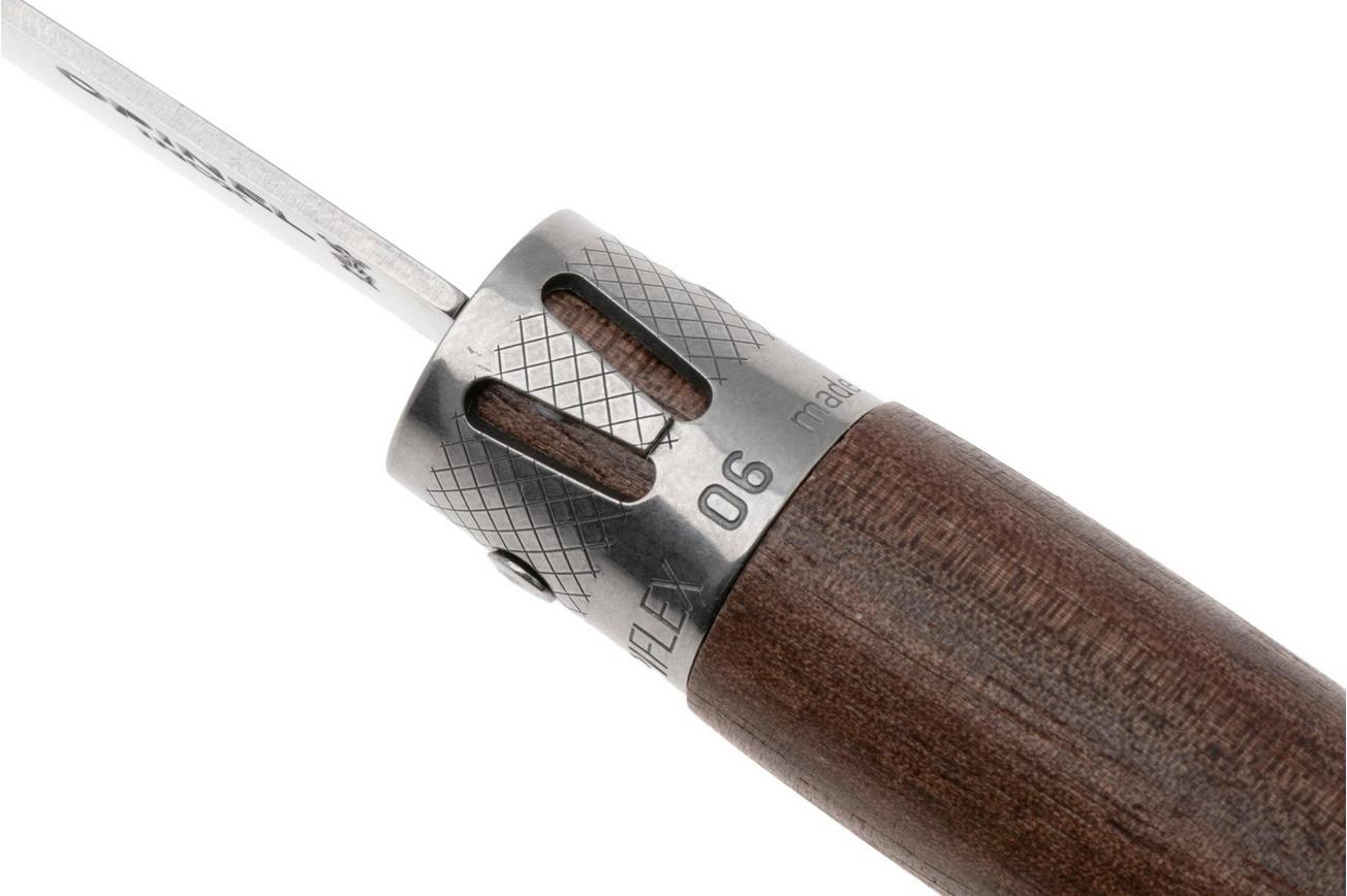 Opinel Néo6 Opiflex 003108 Stainless Steel, Black Walnut Wood, slipjoint zakmes