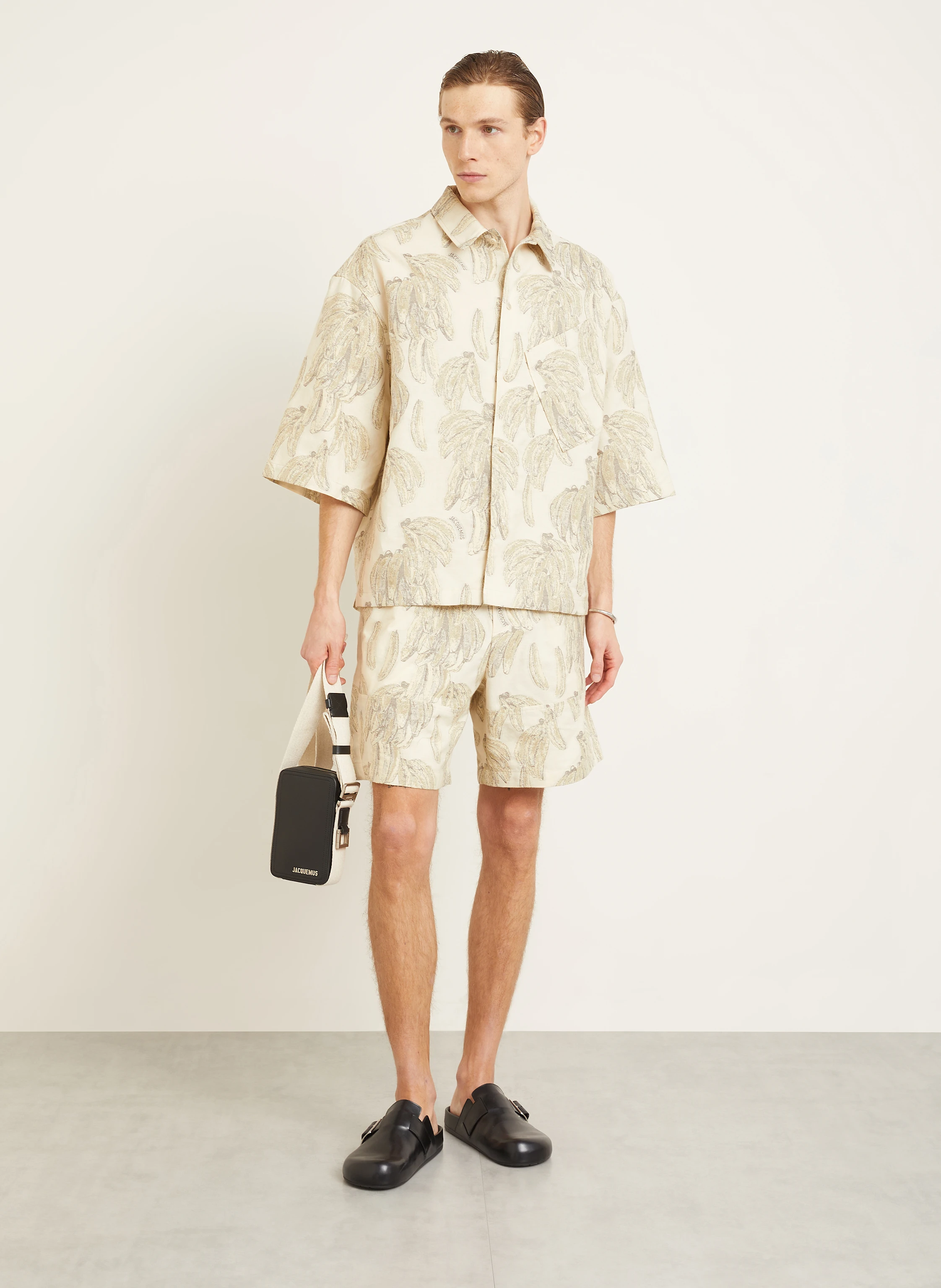 JACQUEMUS Kurzarm-Hemd LA CHEMISE ALOE Comfort Fit