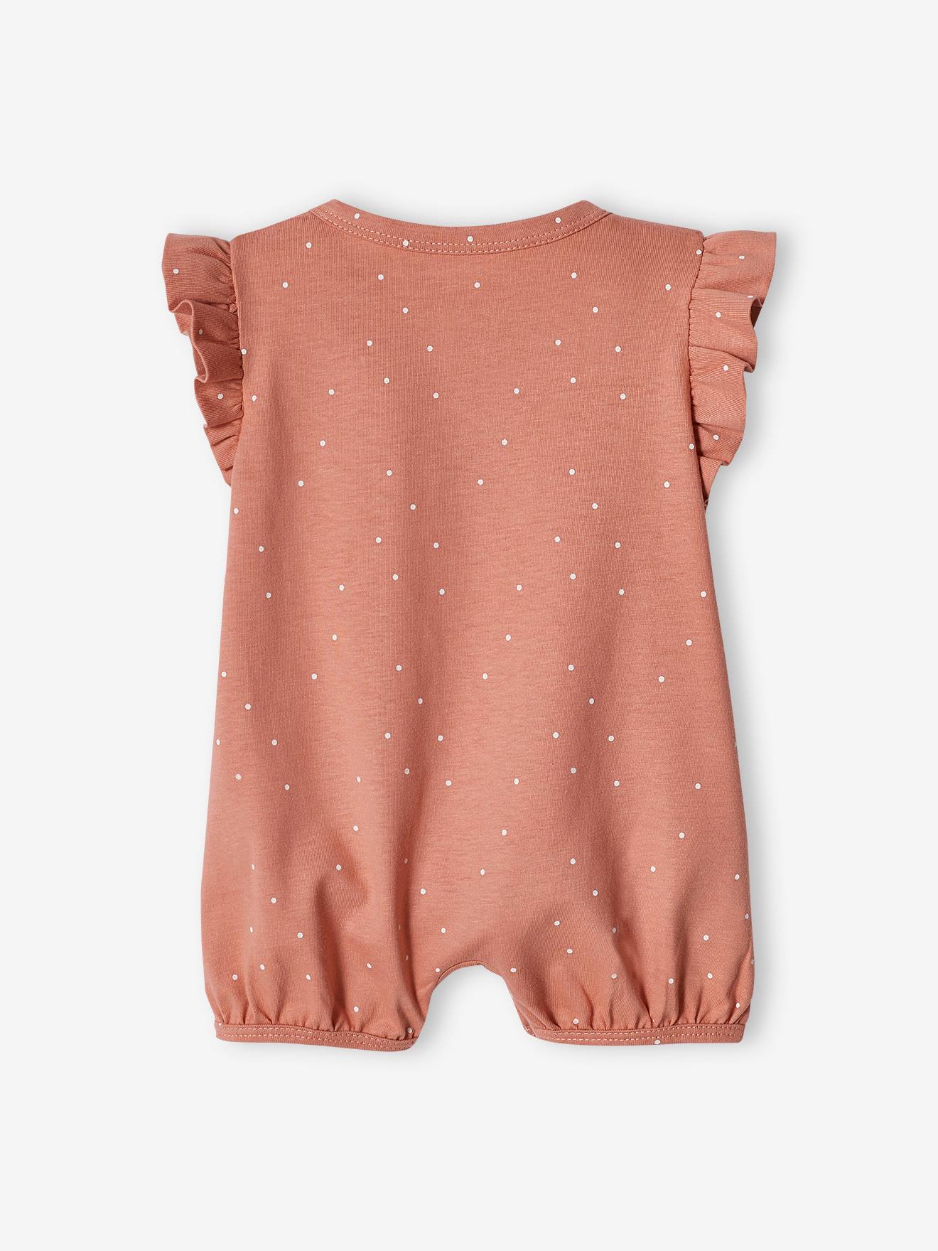 Conjunto com 2 macacões curtos rosa 