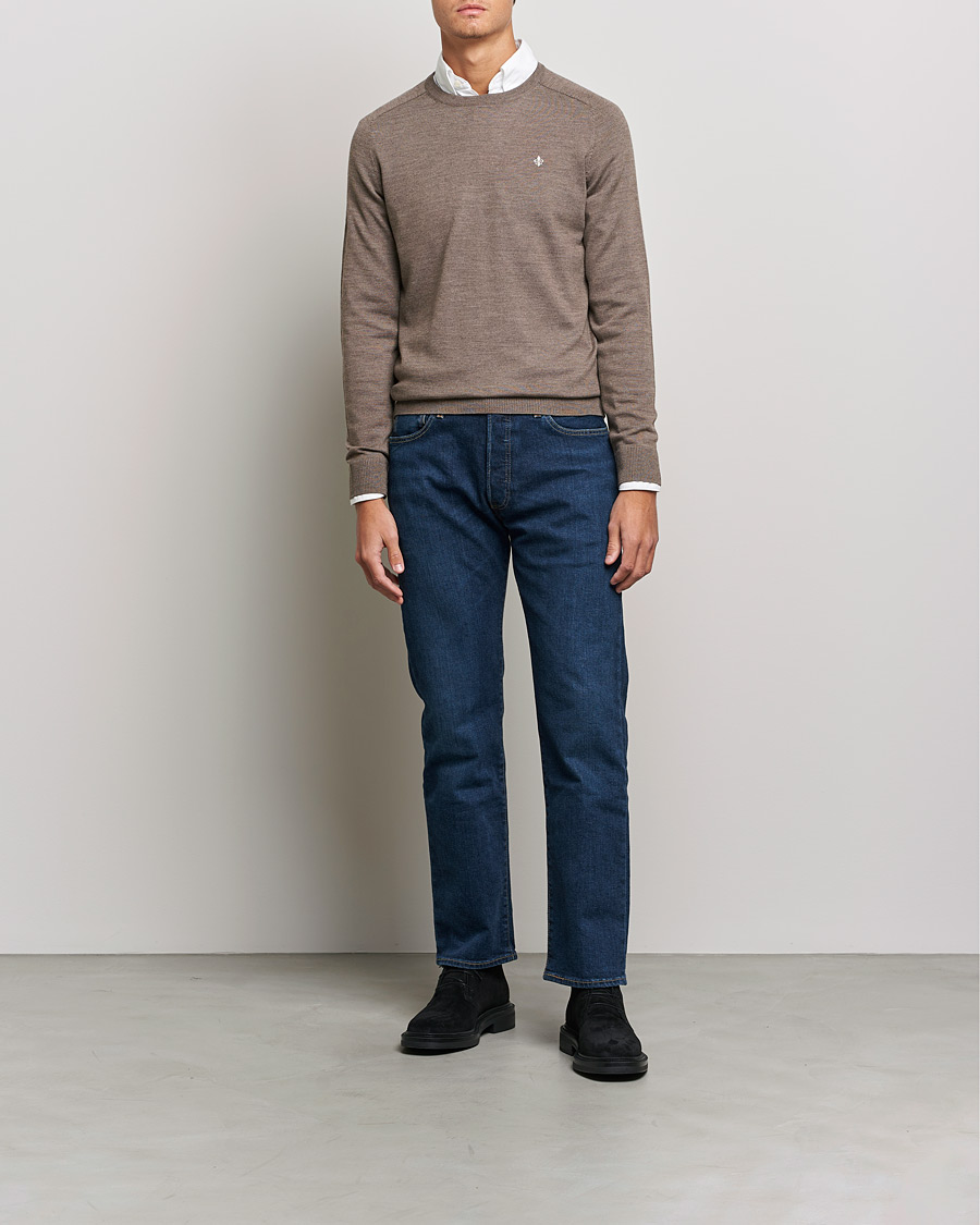 Morris Merino O-neck Brown
