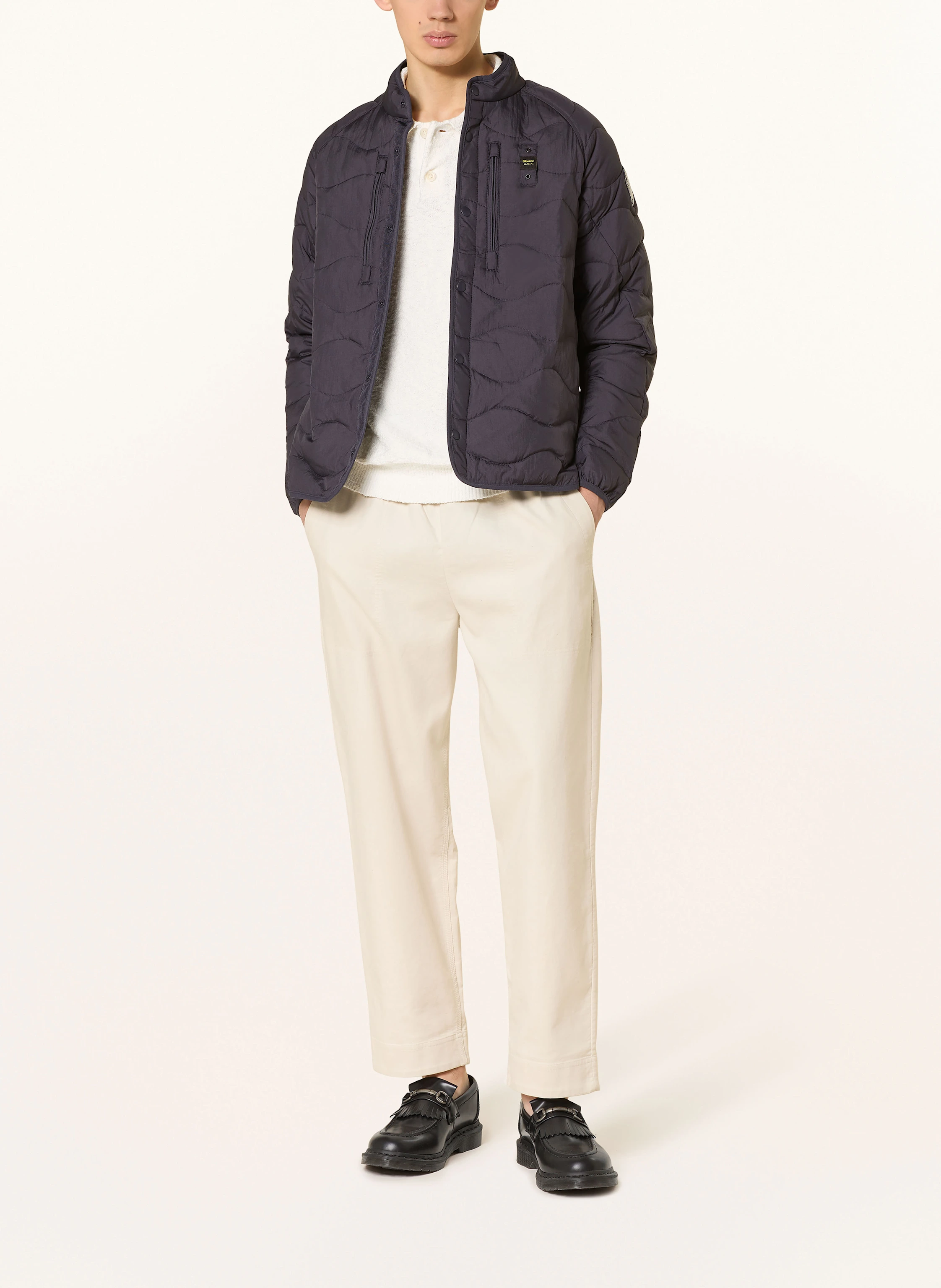 Blauer Steppjacke TOVAR