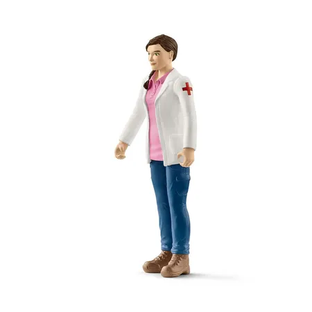 Schleich® 42370 Horse Club Mobile Tierärztin mit Hannoveraner Fohlen