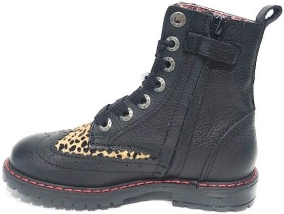 Red Rag - 12088 - Veterboot - Zwart - Leer