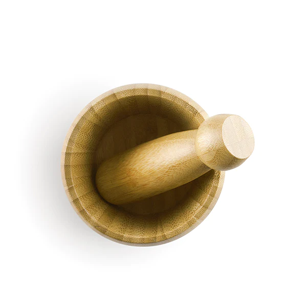 Mortier et pilon en bamboo 10 cm Ibili