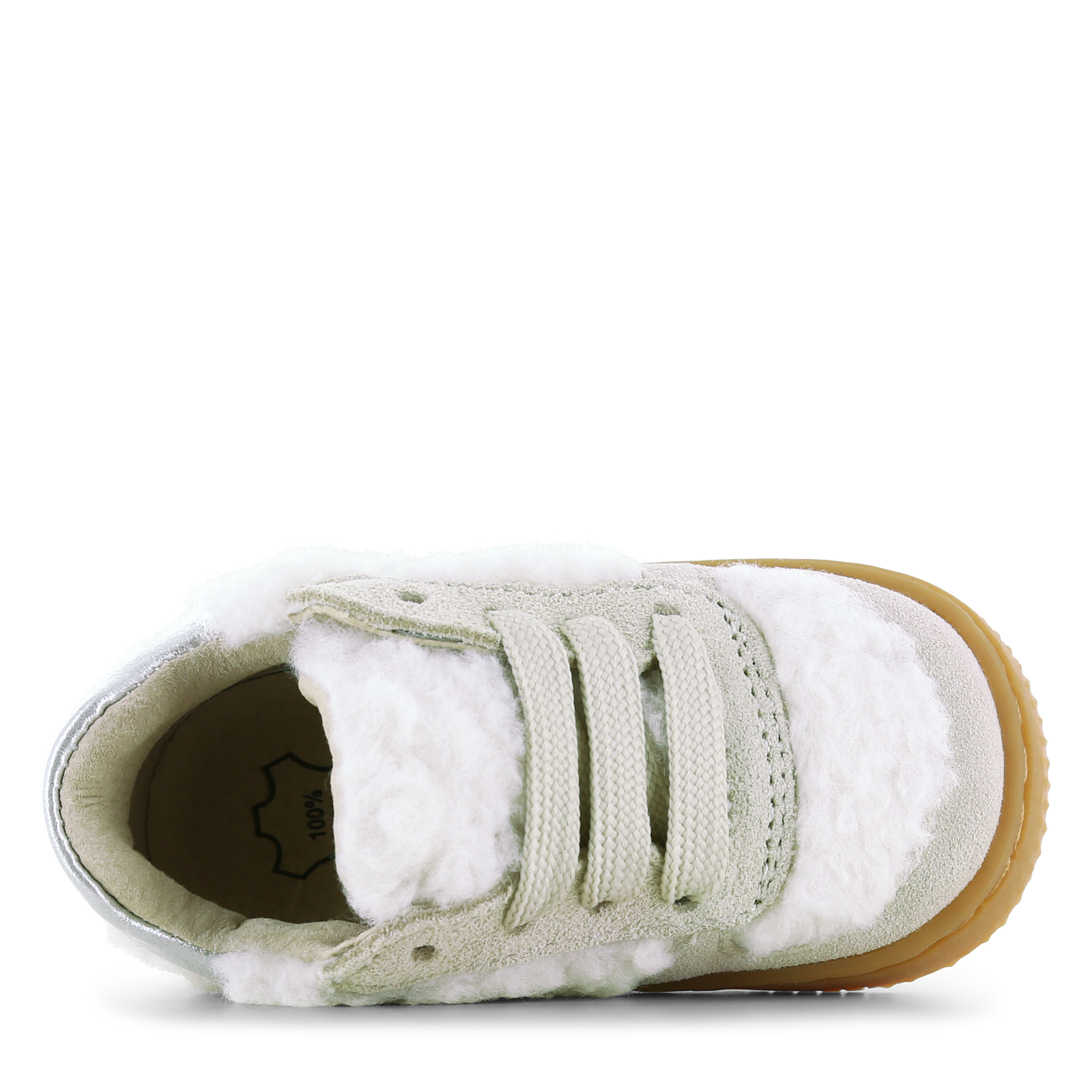 Shoesme beige teddy sneakertje Microfiber leer, Suède, Teddy | Sale