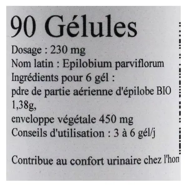 The Apothecary's Counter Organic Epilobe 90 cápsulas