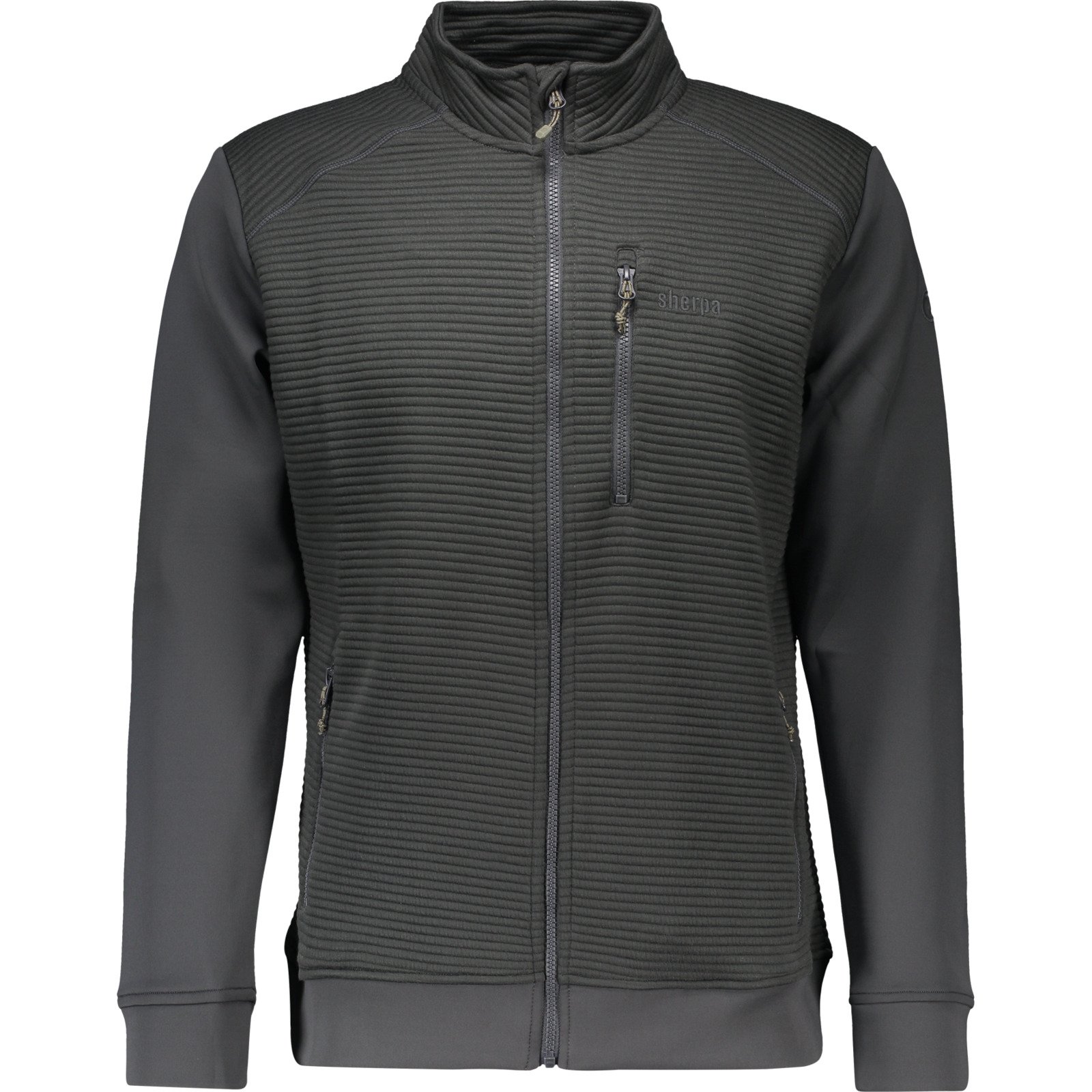 Sherpa Herren-Fleecejacke Ghyaru L, anthrazit