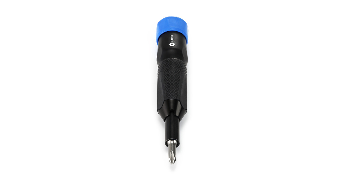 iFixitNarwhal - 6 in 1 Schroevendraaier bitset  (Zwart/blauw)