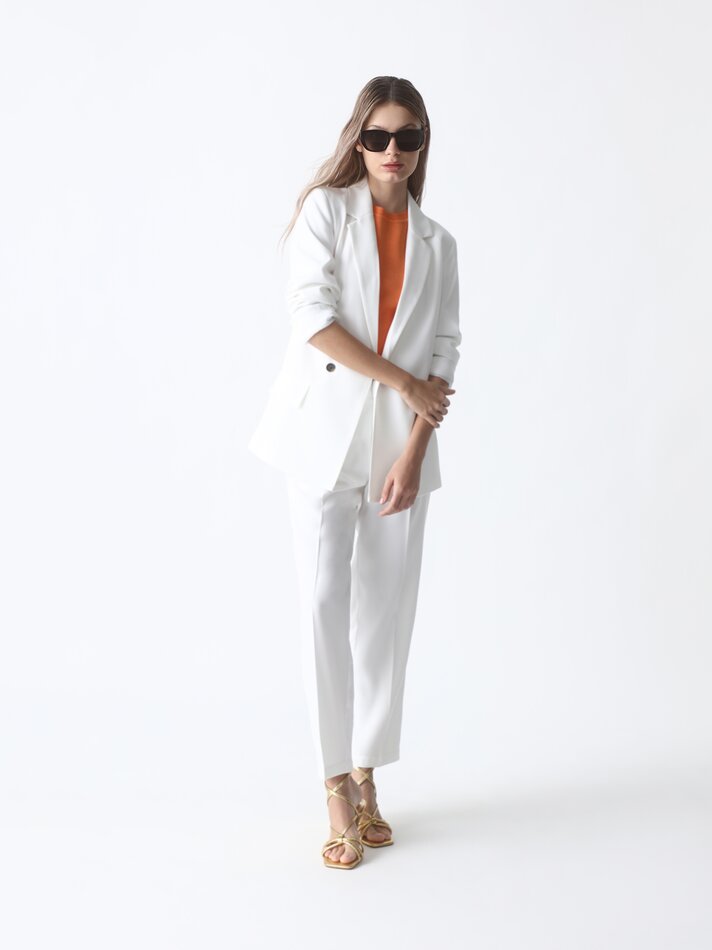 Blazer básico - Branco Óptico